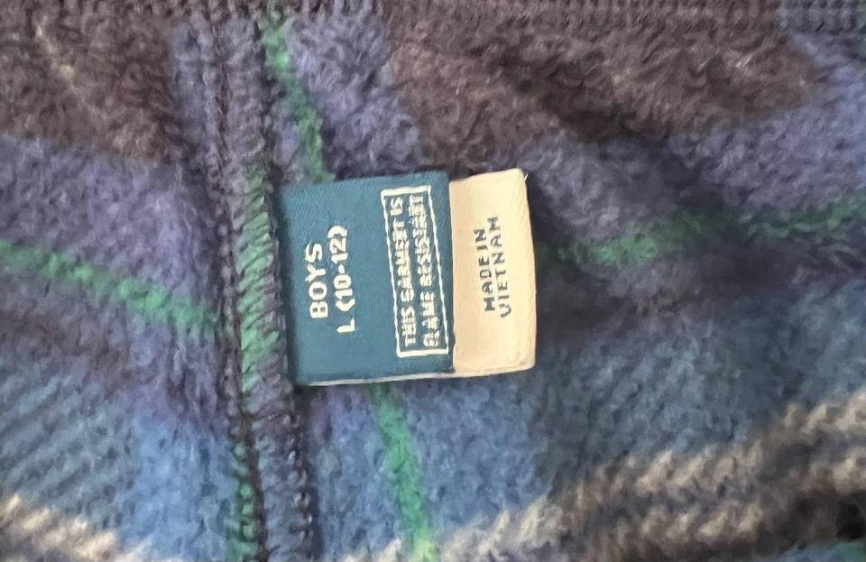 Pantalones de pijama viejos azul marino para niños en grande 10/12 Foto 4 de 4