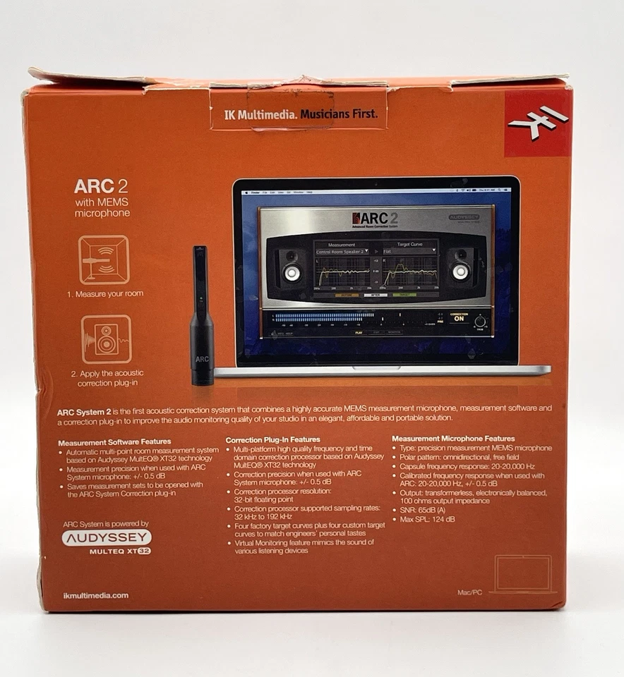 IK MultiMedia ARC 2 Advanced Room Acoustic Correction System W/ MEMS Microphone - Image 4 of 4