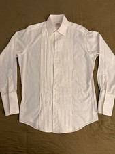 Brooks Brothers Makers - Men's Formal Pleated Tuxedo Shirt with French Cuffs