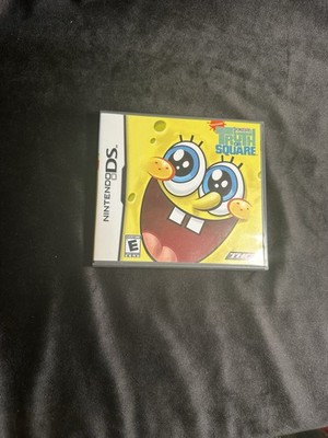 SpongeBob's Truth or Square (Nintendo DS, 2009) Case & Manuel Only (No Game)