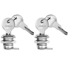 WOOCH Truck Tool Box Lock with Keys, 5/8" Replacement Pickup 2 Pack, CH545