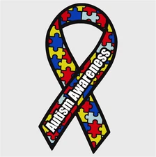 Autism Awareness Ribbon Decal