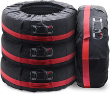 Set Di 4 Borse per Pneumatici Auto, 18-22 Pollici Impermeabili Antipolvere Copri