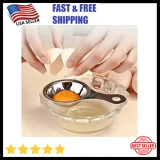 Egg Yolk White Separator – Easy Kitchen Gadget Sieve Tool for Baking & Cooking