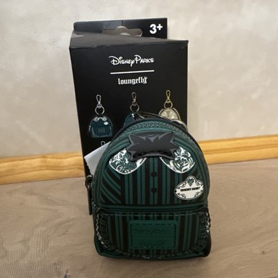 Disney Parks Loungefly Mini Backpack Haunted Mansion Ghost Bag Charm Keychain