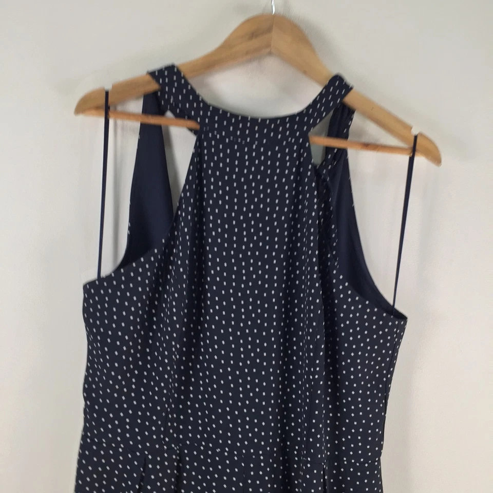 Mono mujer Dotti talla 14 azul marino lunares sin mangas pierna ancha 116828 Foto 2 de 4