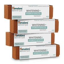 Botanique Nano Hydroxyapatite Whitening Toothpaste Mint 4oz 4-Pack Fluoride Free
