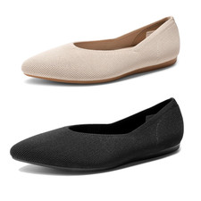 Women Pointed Toe Slip On Flat Shoes Dress Shoes Work Office Business Flats