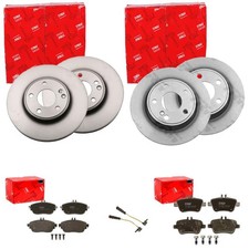 TRW BREMSSCHEIBEN + BELÄGE VORNE + HINTEN passend für MERCEDES W176 W246 TRW BREMSSCHEIBEN + BELÄGE VORNE + HINTEN passend für MERCEDES W176 W246