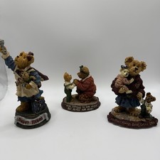 Boyds Bears Bearstone Collection Mother Figurines 3-Piece Lot