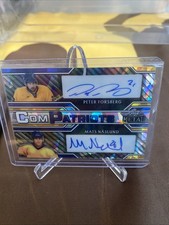 2025 Leaf Metal #'d 1/1 Peter Forsberg Mats Naslund ComPatriots Auto Team Sweden