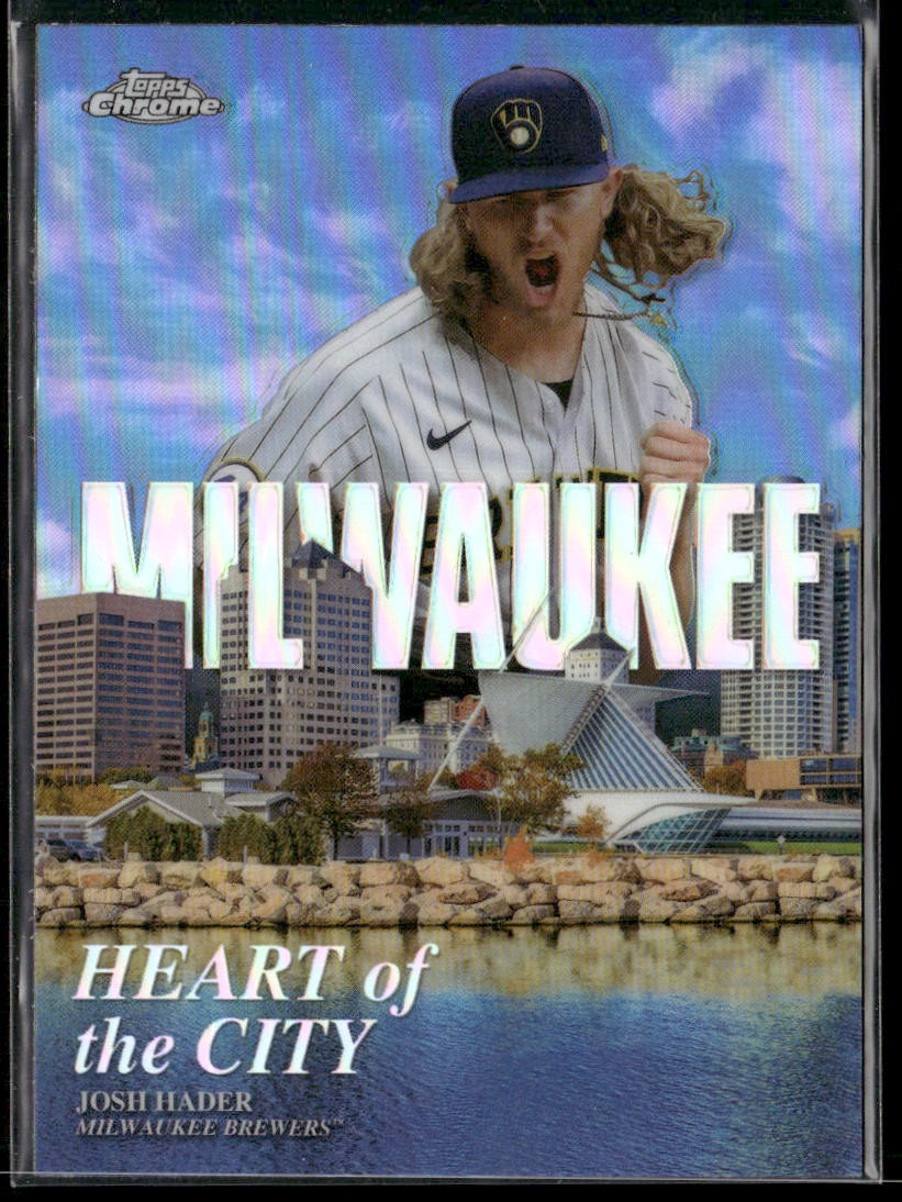 2022 Topps Chrome #HOC-8 Josh Hader Heart of the City | eBay