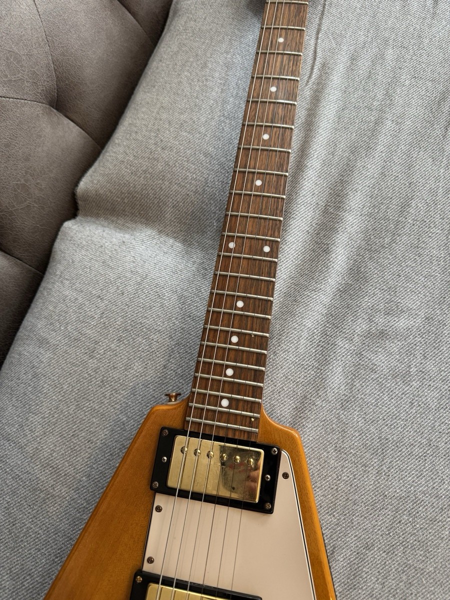 Epiphone Flying V '58 Reissue - Korina Made In Unsung Korea Gold