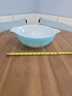 Vintage Pyrex 444 Turquoise Amish Butterprint Cinderella Mixing Bowl (4 Quart)