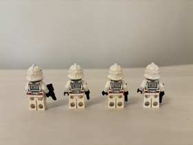 RARE LEGO Star Wars sw0189 4x Clone Shock Troopers Coruscant Guard Minifigs 7671