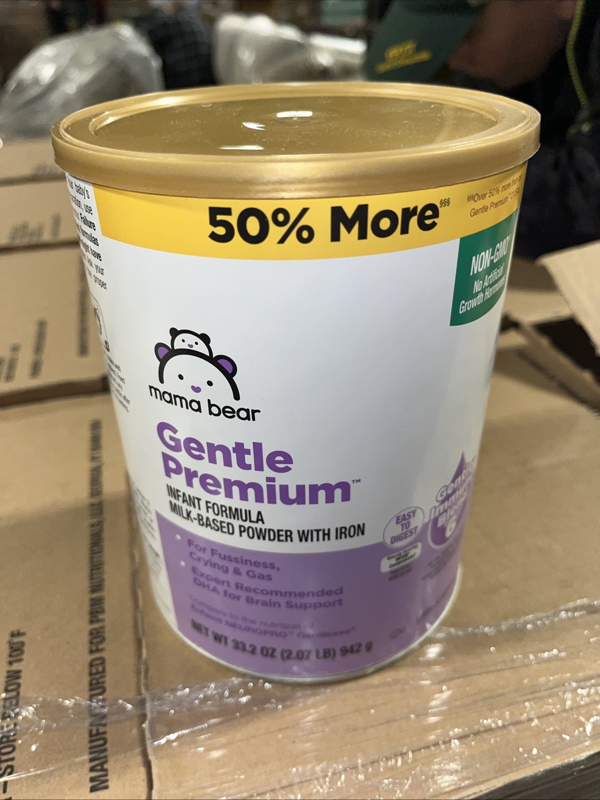 Mama Bear Formula Gentle Premium Milk Based Powder, 33.2 Oz, AUG 2026 -