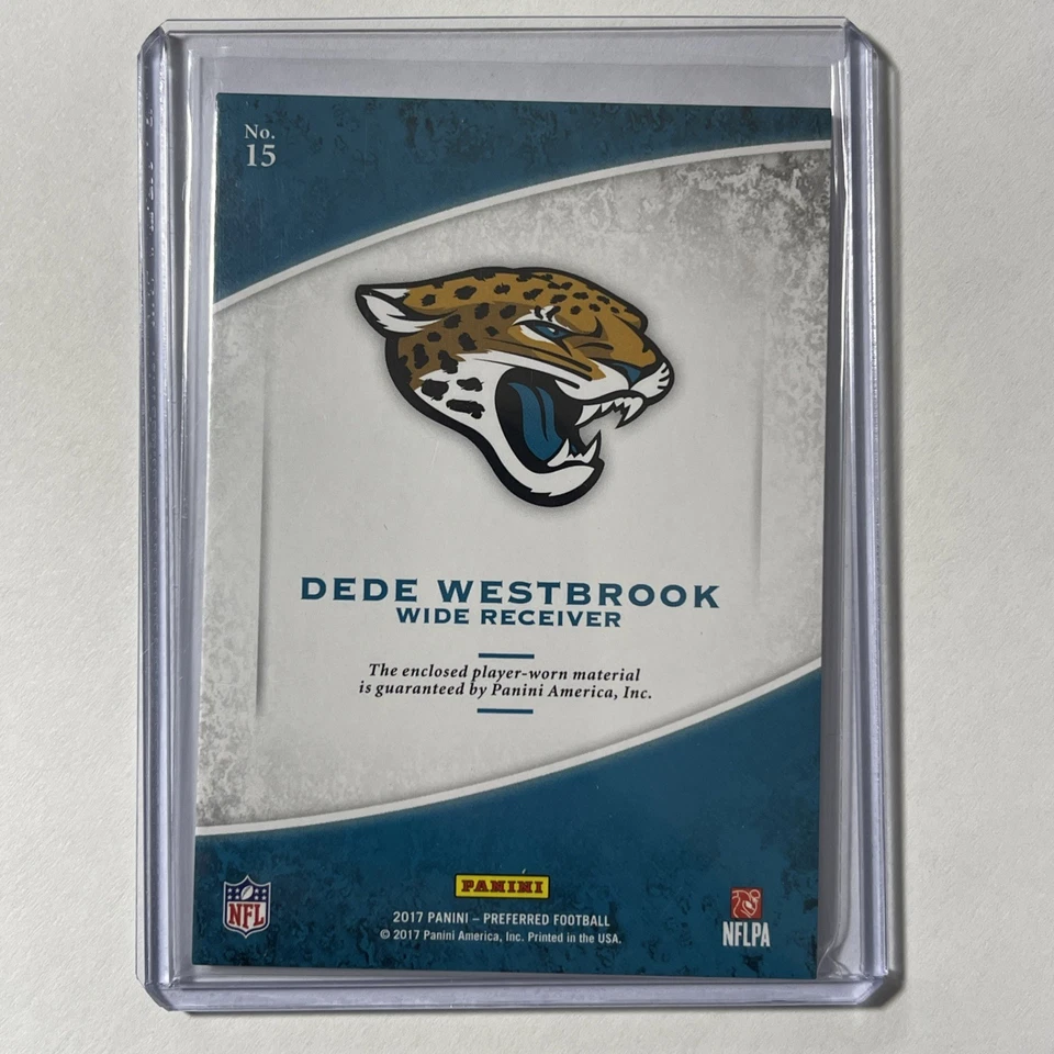 2017 Crown Royale RC Silhouette Jersey Pink #15 Dede Westbrook/250 - Image 2 of 2