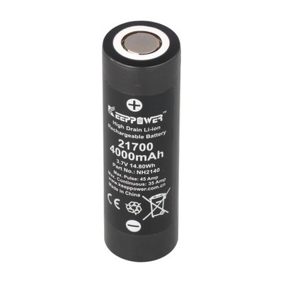 Li-Ion Akku INR21700, 4000mAh, 3,7V, 70,x21,7mm High-Drain