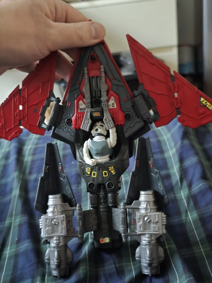 Star Wars Transformers Imperial V-Wing Starfighter Clone Pilot Mech Hasbro 2006 Foto 4 de 4