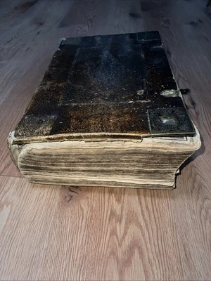 Alte Bibel antiquarisches Buch Gebraucht Antik Gebraucht Beschädigt - Bild 1 von 4