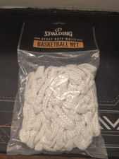 Spalding Heavy Duty Indoor Outdoor Basketball Net White NEW Sealed