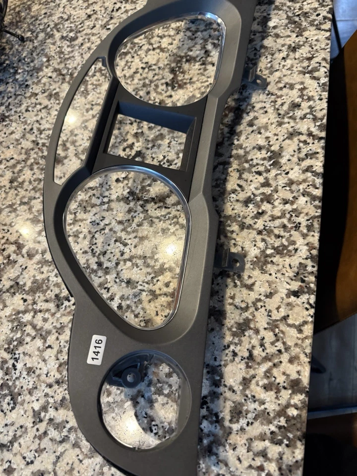 2004-2011 AUDI A6 C6 ПРИБОРНОЙ ПАНЕЛИ СПИДОМЕТР КАЛИБРА БЕЗЕЛЬ ОТДЕЛКА ТЕМНО-СЕРЫЙ - Изображение 2 из 4