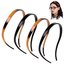 WOVOWOVO Flex Headbands Designed for Glasses Wearer, Plastic Eyewear Stylish