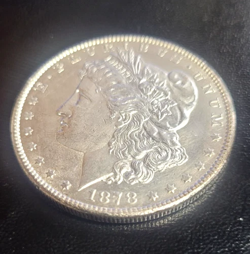 1878-S Morgan Silver Dollar- High Grade-UNC-AU No Reserve