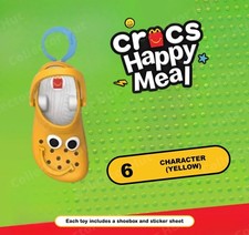 mcdoalds crocs Happy Meal Character  (Yellow)  no 6  Brand New