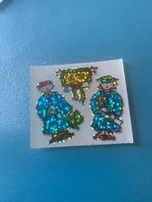 Vintage Hambly Prismatic Congrats Sticker Module Graduates 2x1.76 Inches