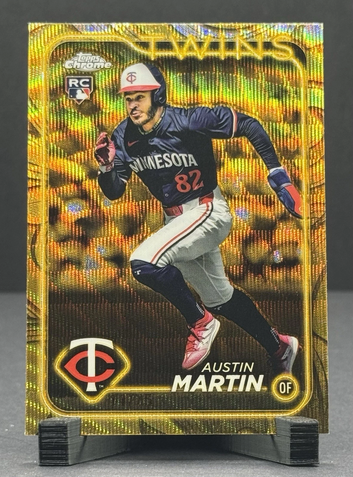 2024 Topps Gilded Austin Martin #62 Rookie RC Gold Wave Refractor /75