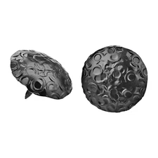 25 Pack 1.25" Iron Clavos Decorative Rustic Nail Tack For Furniture Dimpled