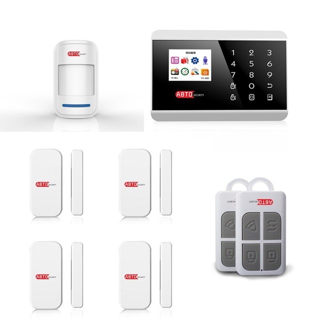Wireless gsm sms wifi smart home house office security burglar alarm ... Sistemi di allarme fai da te