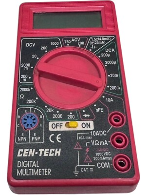 CEN-TECH 90899 Digital Multimeter (NEED BATTERY) *SALE*