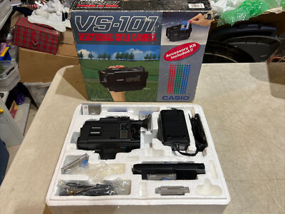 CASIO カシオ VS-101 ELECTRONIC STILL CAMERA Vintage Electronic Still Camera Casio VS-101 80's Very Very