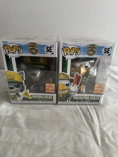 Funko Pop Camp Fundays 6500 Pcs Protomoa Wolves & Chesapeake Eagles Bundle