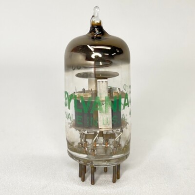 (1) Tested Strong Sylvania 6DJ8 Tube Date Code 244 EDD Vintage Twin Triode Tube