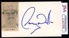 Larry Walker Rookie Cards Checklist and Autographed Memorabilia Guide 40