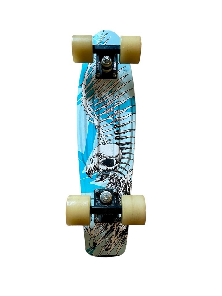 Tony Hawk Birdhouse Full Skull/Skeleton Design Blue Penny Bo