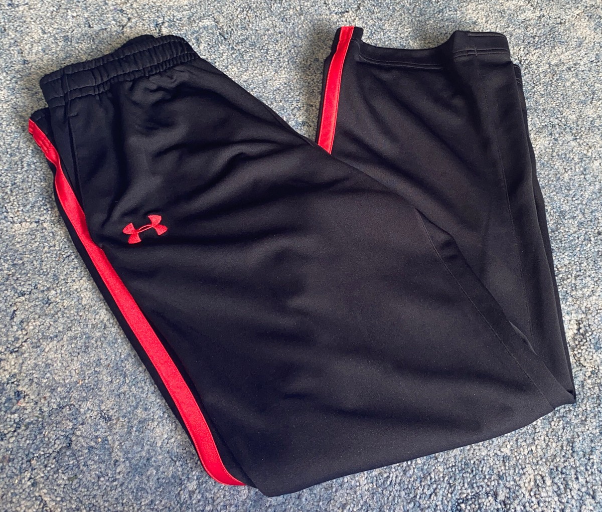 Mens Under Armour Workout Track performance Pants. Sz medium u0026amp; black  207386 | eBay