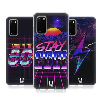 HEAD CASE DESIGNS 80'S RETRO FUTURISMUS SOFT GEL HANDYHÜLLE FÜR SAMSUNG HANDYS 1