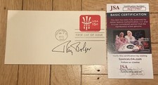 + Ray Bolger Signed Scarecrow Wizard of Oz Movie Autograph 1st Day Cover JSA COA