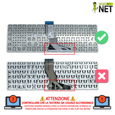 Tastiera Italiana Per Notebook HP - Layout ITA QWERTY, Compatibile Con Modelli 15-BS022NL E Altri - Foto 12