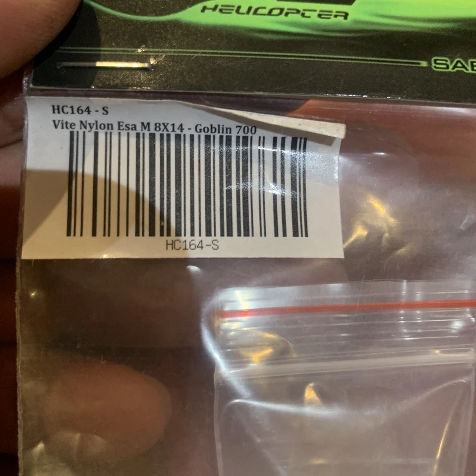 SAB Goblin M8x14 Nylon Screw (4) [SABHC164-S] - Image 2 of 3