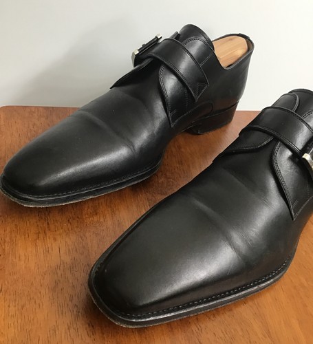 magnanni shoes men Black Leather Top 
