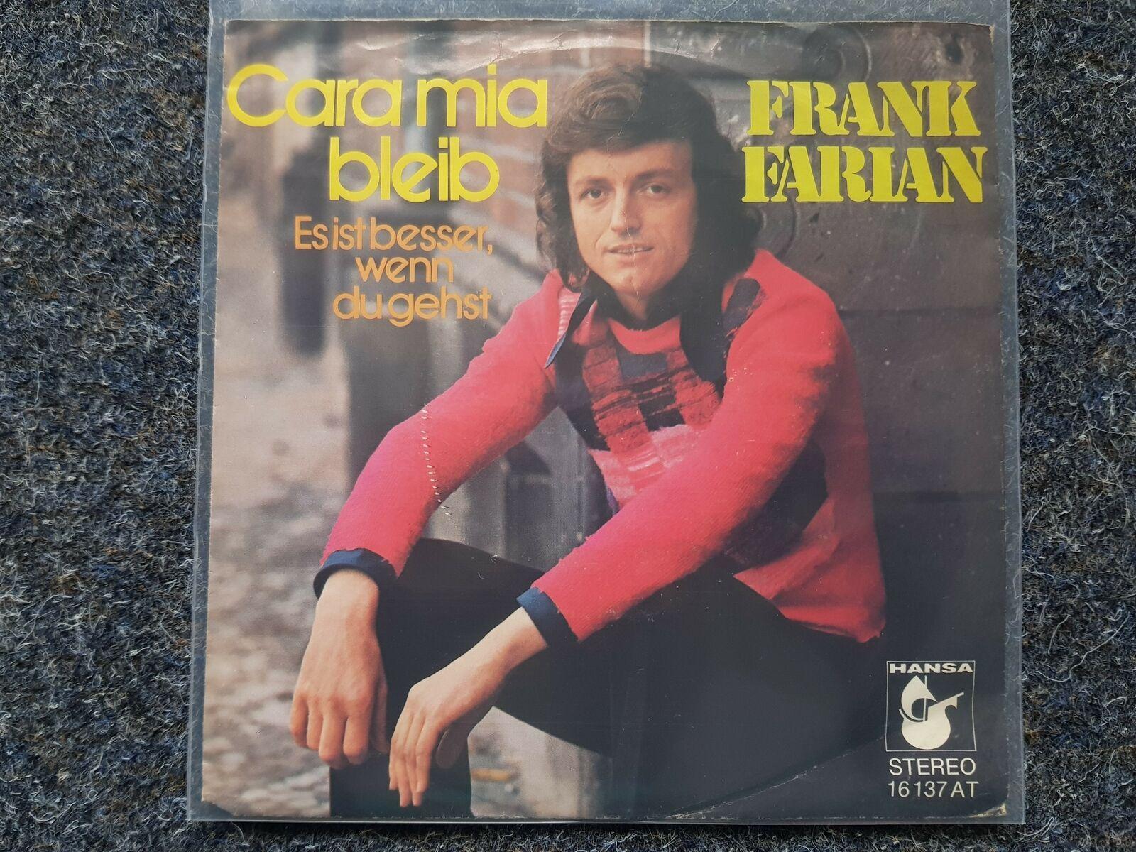 7"" Single Vinyl Frank Farian - Cara mia bleib