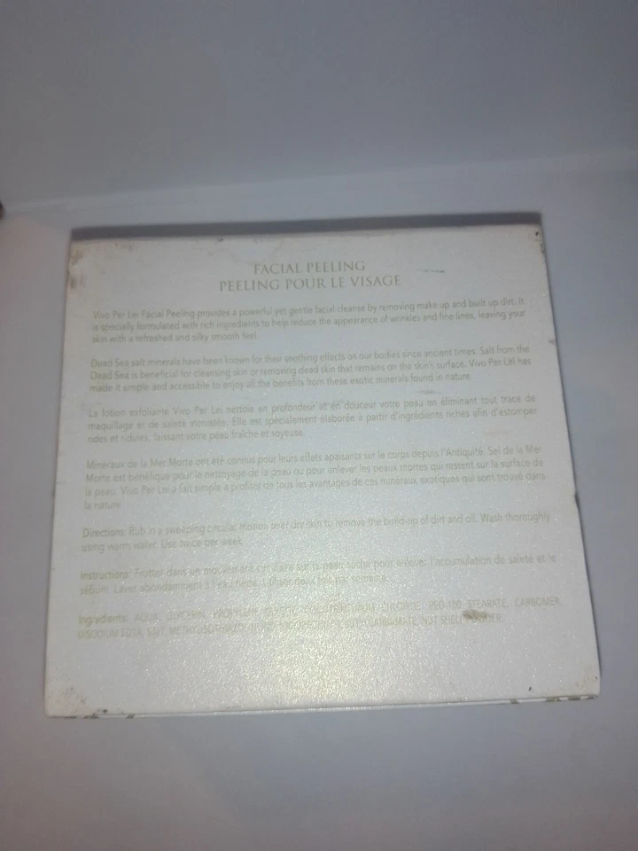 Vivo Per Lei,面部感觉,白色系列,1.7 盎司,全新密封 — 第 3/4 张图片