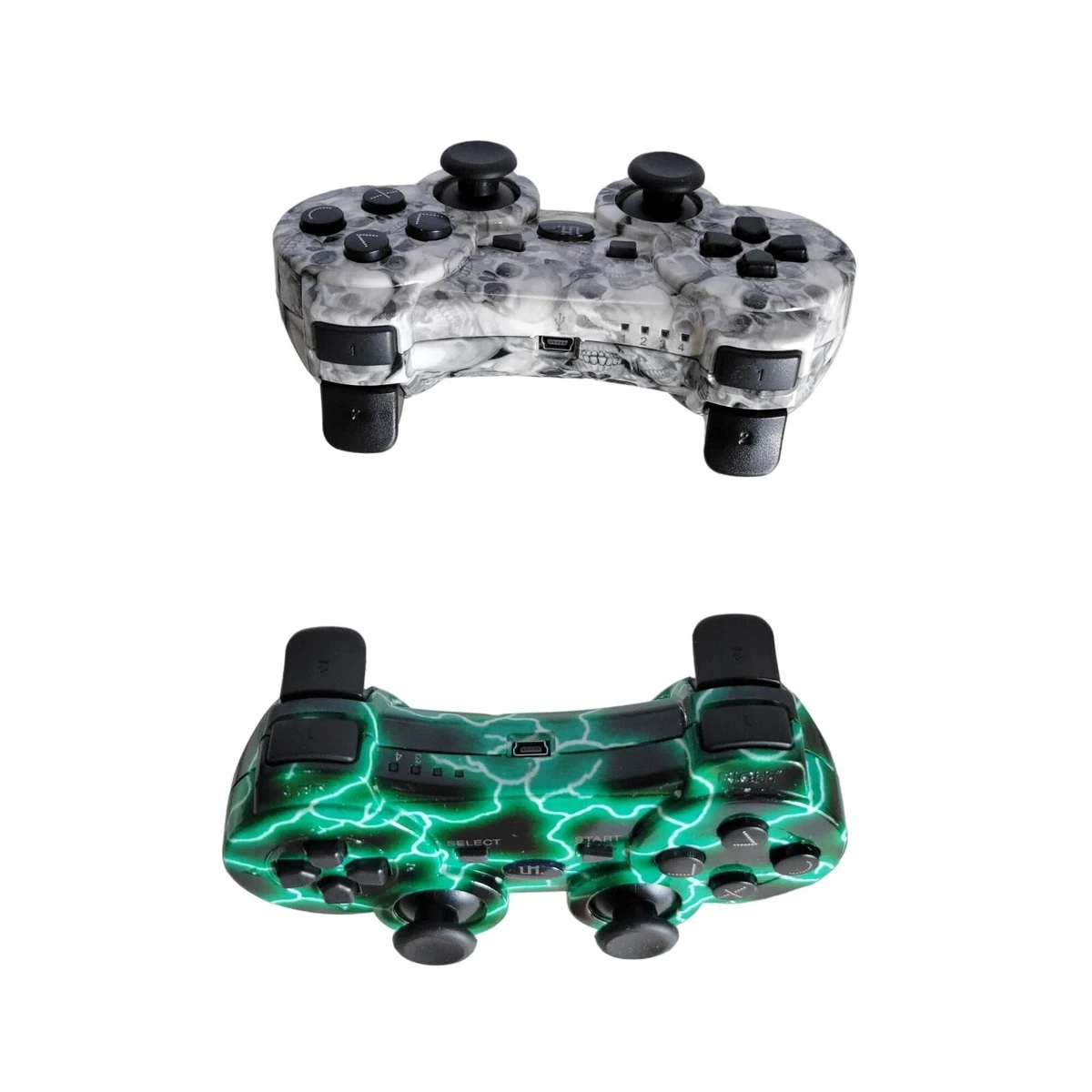 Generic PS3 Controller wireless for Playstation 3 Green White