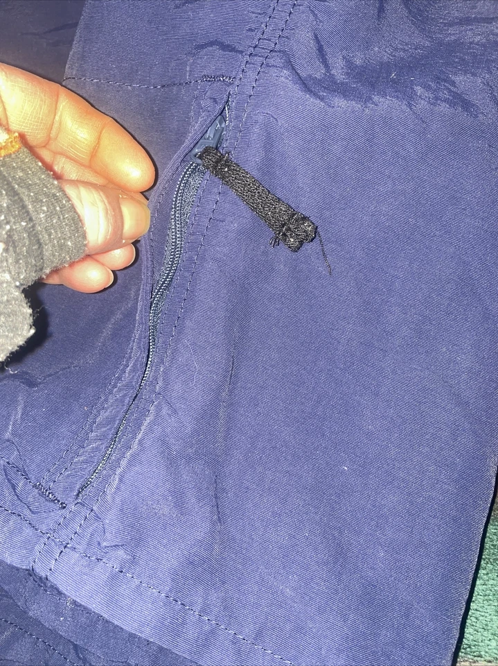 Wrangler Shorts Boys 16 Husky Navy Blue Quick Dry Cargo - Image 3 of 4