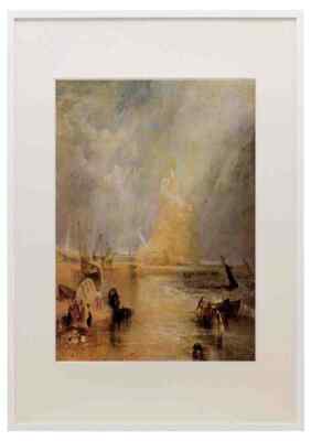 St Michaels Mount Cornwall Joseph Mallord Turner A3 A4 gerahmter Druck Bild